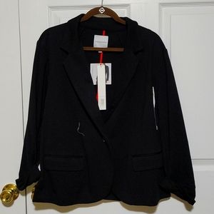 Black XXL soft blazer